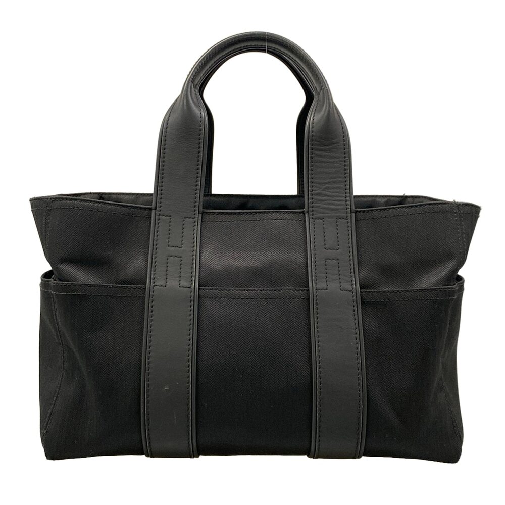 Hermès Acapulco PM Handbag Toile chevron Leather